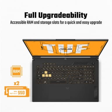 Asus TUF Gaming 17 i5-12H/8/512/3050 17,3" pelikannettava