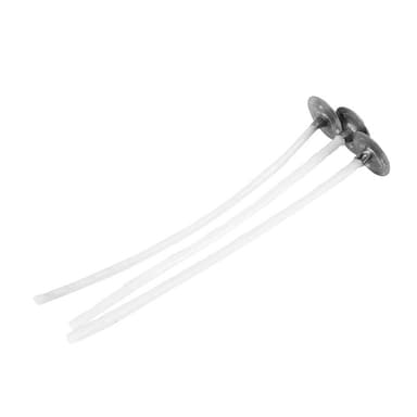 Vahatut kynttilän sydämet (20 cm) 100 kpl valkoinen