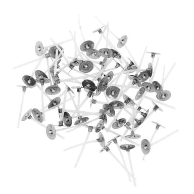 Vahatut kynttilän sydämet (20 cm) 100 kpl valkoinen