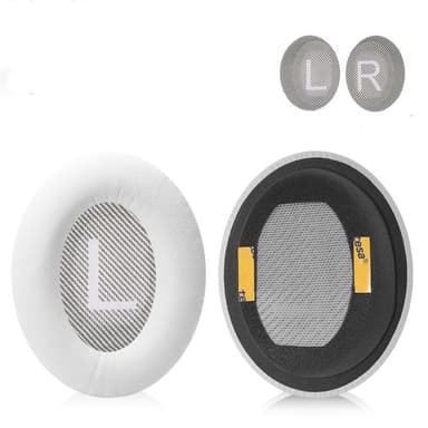 Korvapehmusteiden vaihto Bose QC35 QC35-ii, QC25 1/2 Harmaa