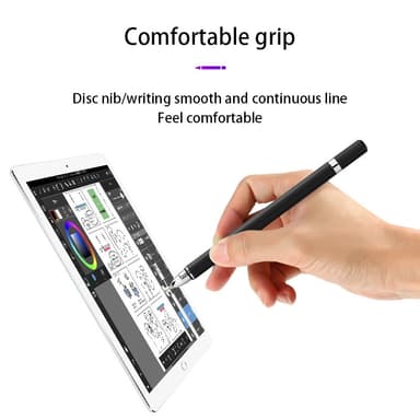 2 in 1 Stylus kynä kirjoitustoiminnolla musta
