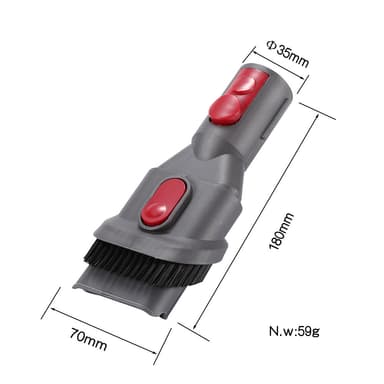 2 in 1 -kiinnitysharja imuportilla Dyson V6 Greylle
