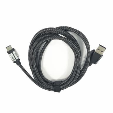 USB 2.0 - USB-C -kaapeli 3A pikalataus Musta 2 m
