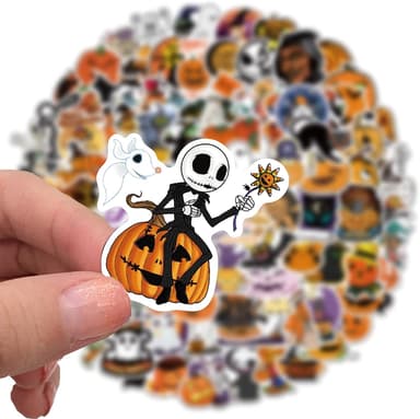 Halloween-tarrat 50 kpl Monivärinen