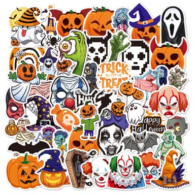 Halloween-tarrat 50 kpl Monivärinen