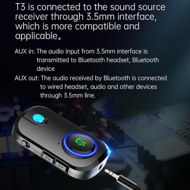 Bluetooth langaton lähetin / vastaanotin handsfree AUX
