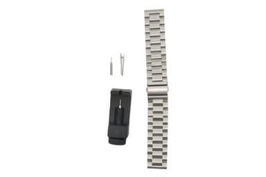 Kellon ranneke 22 mm Huawei Watch GT / Magic / TicWatch Pro ruostumaton teräs Hopea
