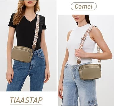 Crossbody Laukku Olkahihnalaukku PU-nahkaa Khaki