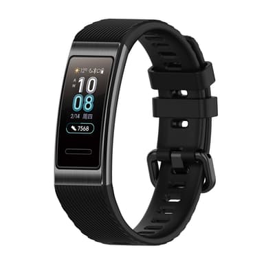 Huawei Band 3/3 Pro / 4 Pro -rannekoru musta TPU