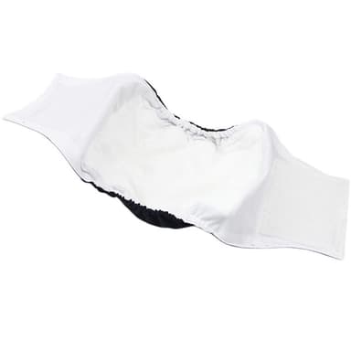 Mukava ja pestävä koiranvaippa Musta XL
