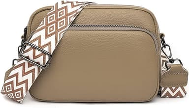 Crossbody Laukku Olkahihnalaukku PU-nahkaa Khaki