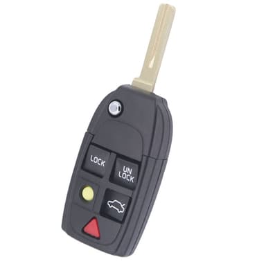 Auton avainkotelo Volvo 5 -painikkeille musta