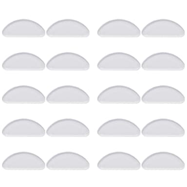 Nenäsuoja laseille 10 paria Läpinäkyvä 15x7x1 mm