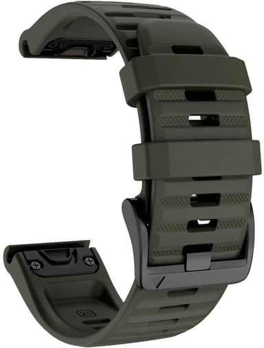 Garmin Fenix rannekoru silikoni armeijanvihreä