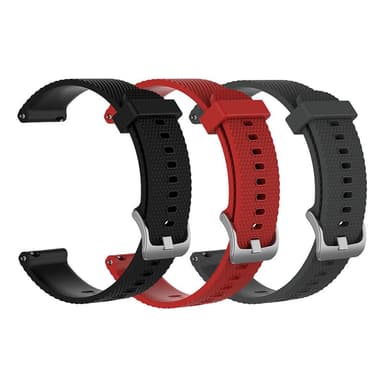 Polar Vantage M (22 mm) ranneke silikoni Musta
