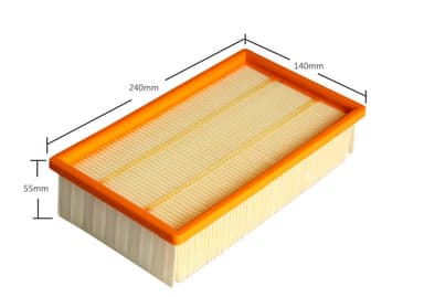 HEPA-suodatin Kärcher NT25/NT35/NT45 2 kpl