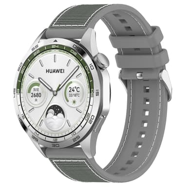 Punottu komposiittikellon ranneke Huawei GT4 Watchille/Huawei Watch GT3 SE 22mm Tummanharmaa