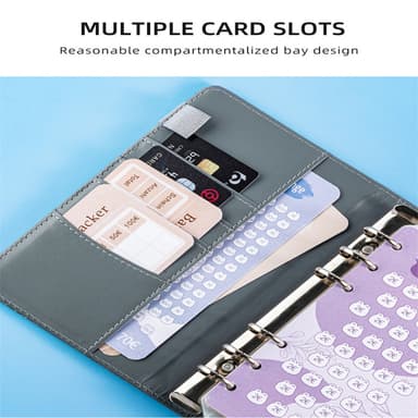 Cash Budget Binder Harmaa