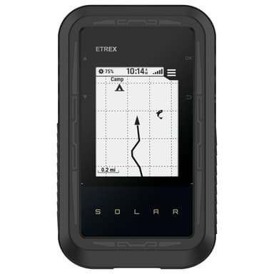 Pehmeä silikonikotelo Garmin eTrex Solarille Musta