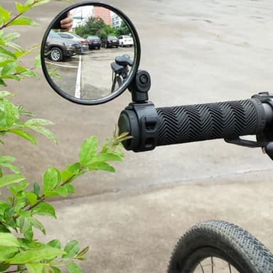 Säädettävät polkupyörän peilit taustapeilit 2 kpl Musta