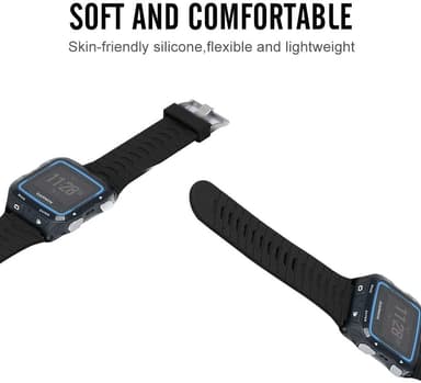 Garmin Forerunner 920XT ranneke silikoni musta