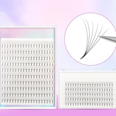 Ripsiklusterit ripsienpidennykset 6D-D 100 kpl Musta 11 mm