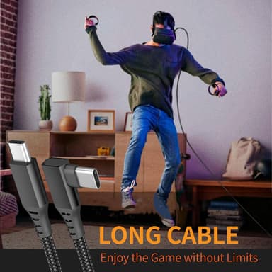 USB-C-liitäntäkaapeli Oculus Quest 2:lle 3 m