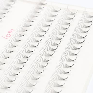 Ripsiklusterit ripsienpidennykset 6D-D 100 kpl Musta 11 mm