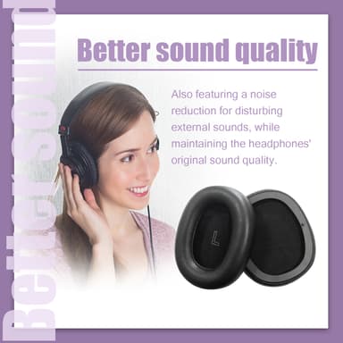 B&O Beoplay H95 lampaannahkaiset korvatyynyt 1 pari Musta