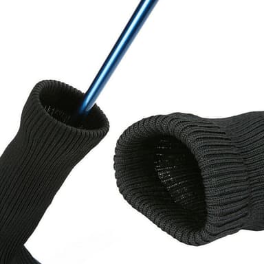 Golfklubin puinen päänsuojus suuri Musta