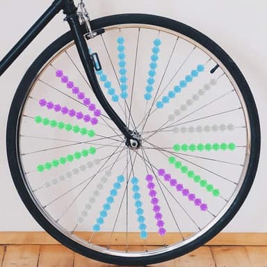 Ekerdekor luminoivat polkupyörän helmet 36 kpl