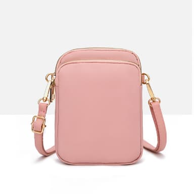 Crossbody mobiililaukku Vaaleanpunainen