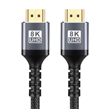 8K-versio 2.1 HDMI-kaapeli, nopea 8K 60 Hz 4K 120 Hz Monivärinen 5 m