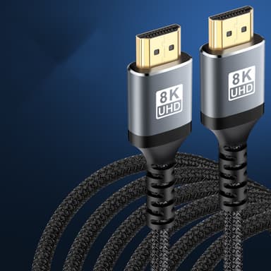 8K-versio 2.1 HDMI-kaapeli, nopea 8K 60 Hz 4K 120 Hz Monivärinen 5 m