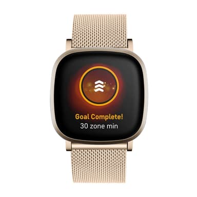 Fitbit Versa 3 / Sense rannekoru ruostumaton teräs kulta