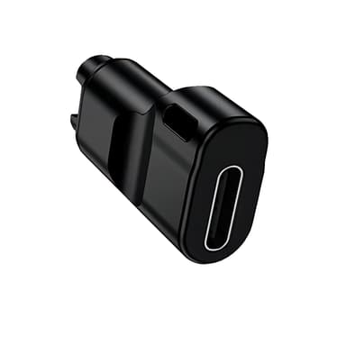 USB-C-sovitin Garmin-kellon lataamiseen Musta
