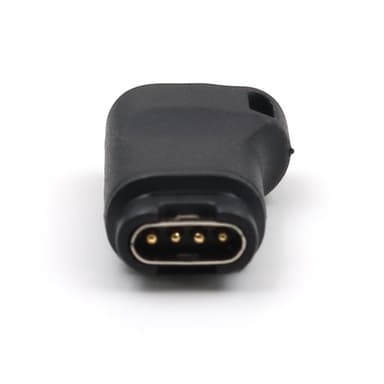 USB-C-sovitin Garmin-kellon lataamiseen Musta