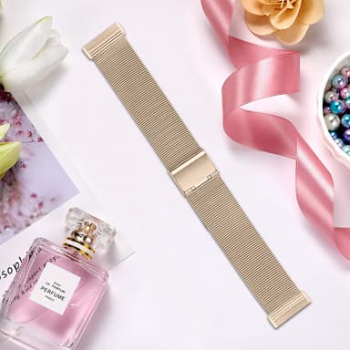 Fitbit Versa 3 / Sense rannekoru ruostumaton teräs kulta