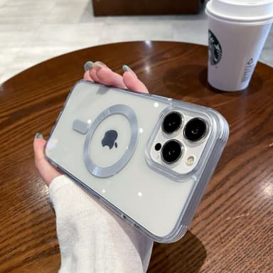 TPU värikäs lasi magneettinen puhelinkuori kulutusta kestävä iskunkestävä Monivärinen iPhone 15 Pro