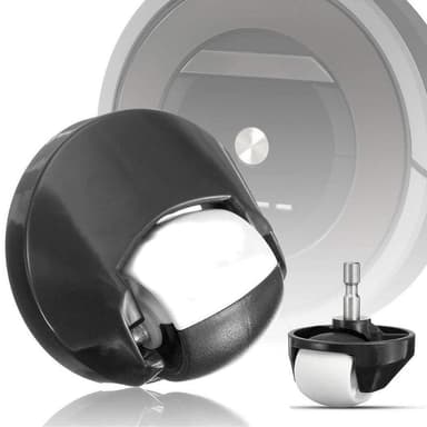 2-pakkaus etupyörät iRobot Roomba 500/600/700/880/980 musta