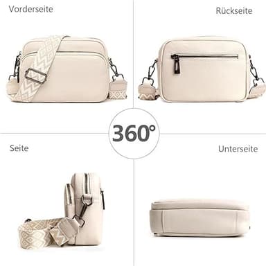 Crossbody Laukku Olkahihnalaukku PU-nahkaa Valkoinen