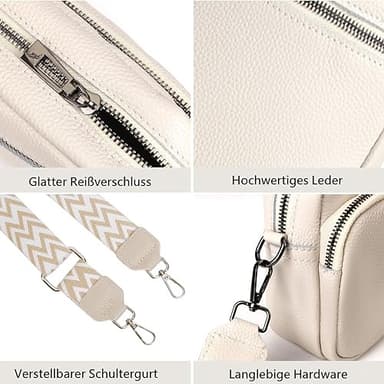 Crossbody Laukku Olkahihnalaukku PU-nahkaa Valkoinen