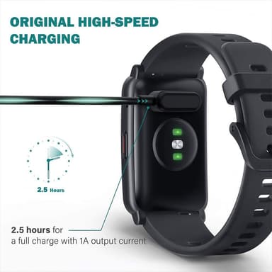 Huawei Watch Fit / Honor / Band / 4X Laturi ABS USB Musta