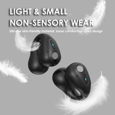 Langattomat avoimet korvakuulokkeet Bluetooth 5.3 Valkoinen