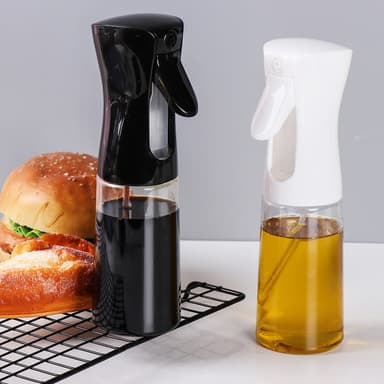 Suihkepullo öljylle 200 ml Musta