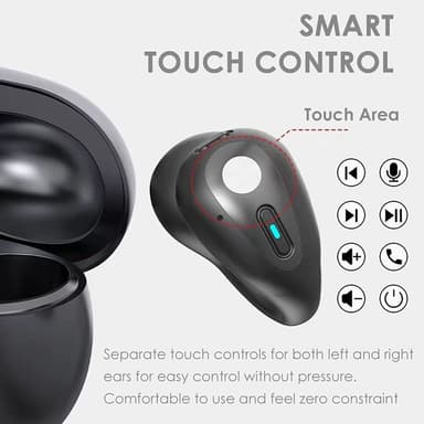 Langattomat avoimet korvakuulokkeet Bluetooth 5.3 Valkoinen