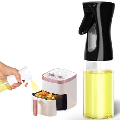 Suihkepullo öljylle 200 ml Musta