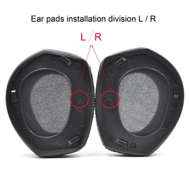Soljen korvatyynyt, pehmeää proteiininahkaa, Sennheiser HDR RS 165/175/185/195 Proteiininahkaiset korvatyynyt