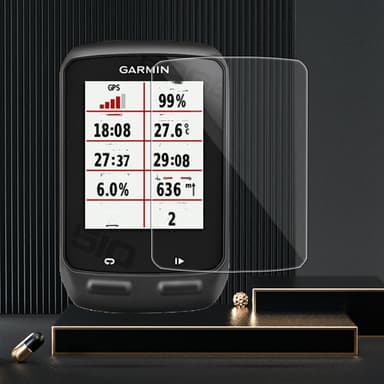 2 pakkauksen näytönsuoja, joka on yhteensopiva Garmin Edge 530/830, Approach G80 kanssa Läpinäkyvä