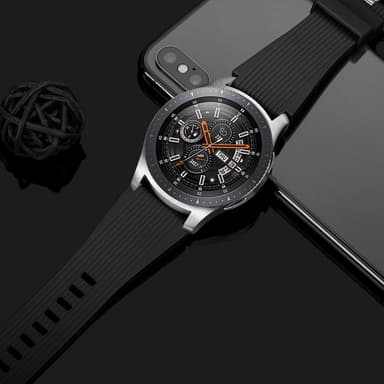 Ranneke Samsung Galaxy Watch 46 mm silikoni musta L